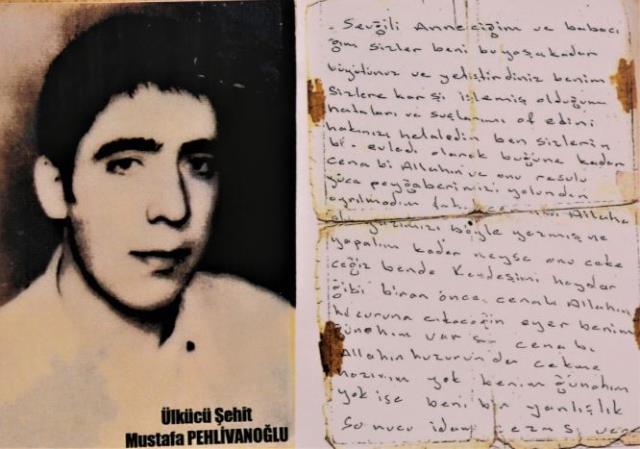 ÜLKÜCÜ ŞEHİTTEN MEKTUP