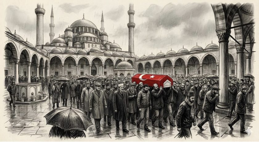 FATİH CAMİİ’NDE SABAH NAMAZI görseli